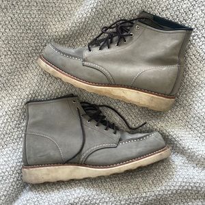 red wing gray womens boot